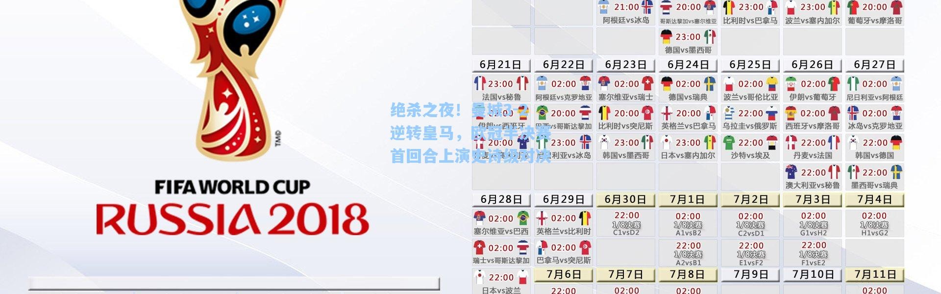 绝杀之夜！曼城3-2逆转皇马，欧冠半决赛首回合上演史诗级对决